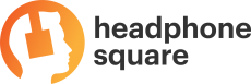 HeadphoneSquare Logo with Text